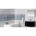 Tuile de marbre gris cuisine dosseret idées salle de bains carrelage plancher SGT008 de carreaux de mur de mosaïque en pierre de verre bleu