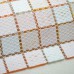 Carreaux de mosaïque de verre blanc et Orange mixte verre cristal carrelage cuisine mur dosseret tuile Stickers salle de bain parquets mosaïques B41