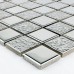mosaïque de carreaux mosaïque mur tuile dosseret argent en céramique émaillé pour miroir de salle de bains étage HD-063 cuisine dosseret carreaux