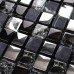Crackle cristal mosaïque verre de placage argent Diamant tuile dosseret tuile de marbre naturel miroir dosserets tuiles SGT66B