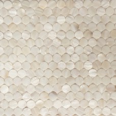 Penny rond dosseret de carreaux pour cuisine et salle de bains mère de mur de carreaux de sol nacre mosaïque feuilles coquillage MPMC01