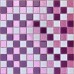 Cristal verre mosaïque feuilles mur violet autocollants cuisine dosseret idées plancher miroir dessins salle de bain douche CGT562