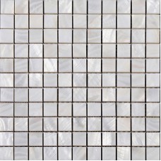 Mère de perle carré mosaïque dosseret blanc coquille normale matériaux 1" coquillage avec base mur carreaux de cuisine et salle de bain ST011